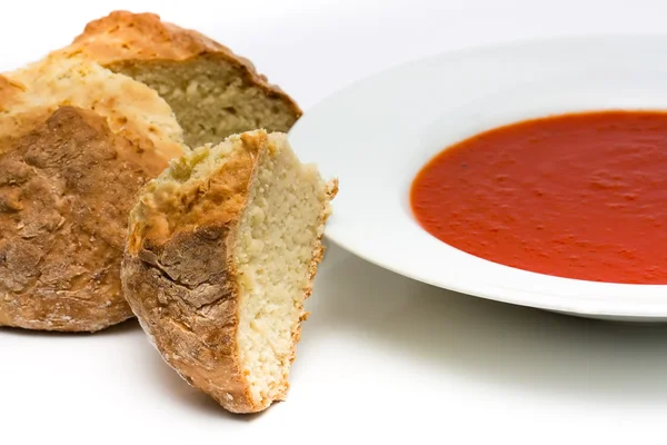 stock image Bowl of tomato soup