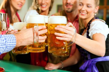 Inn or pub in Bavaria - group of clipart