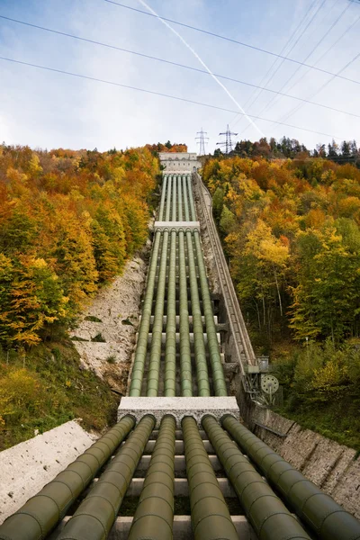 stock image Pumped storage hydropower plant