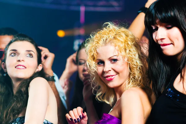 Dance action in a disco club — Stock Photo, Image