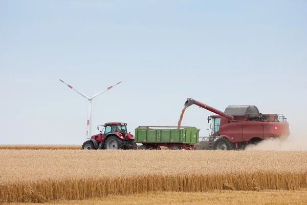 Harvester on a farm — Stock Photo, Image