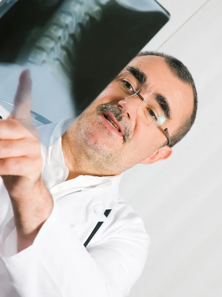 Very concerned medical doctor — Stock Photo, Image