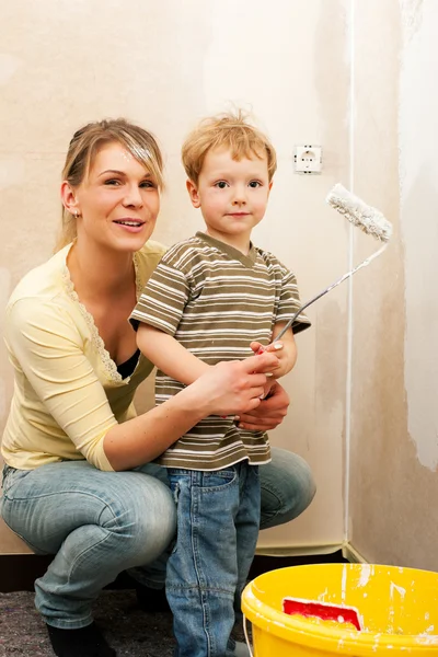 Family - mother with son — Stock Photo, Image