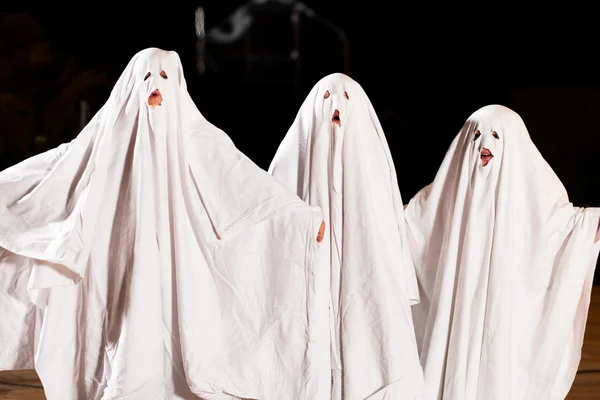 3 아주, 아주 무서운 유령 — 스톡 사진