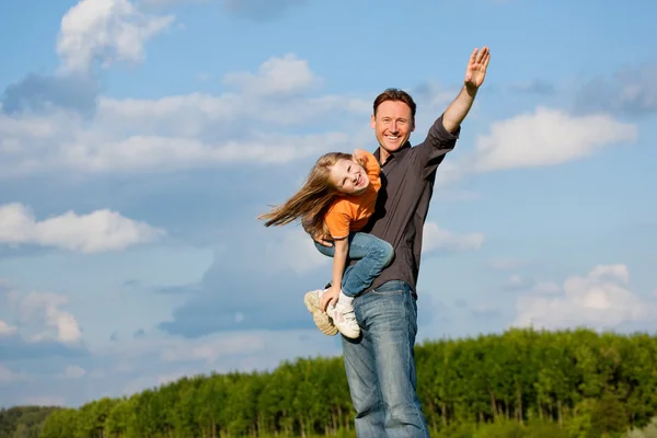 Father and his kid - daughter — Stock Photo, Image