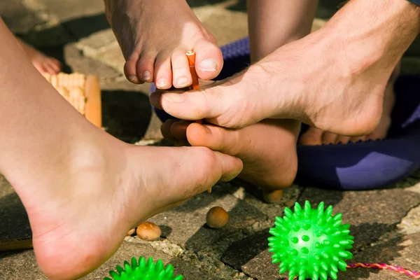 Serie di piedi sani: piedi di uomini — Foto Stock