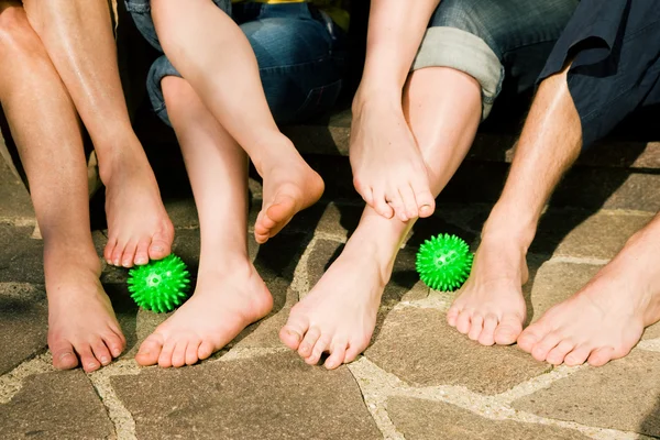 Zdrowe stopy serii: metrów mężczyzn — Zdjęcie stockowe