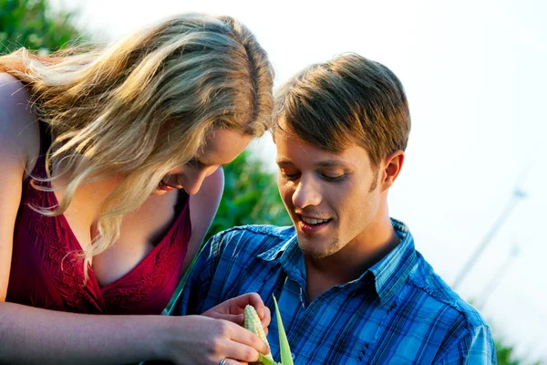 Farmers - man and woman — Stock Photo, Image