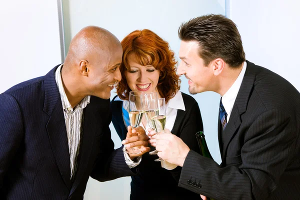 Businesspeople celebrating — Stock Photo, Image