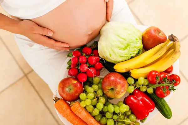 Graviditet och nutrition — Stockfoto