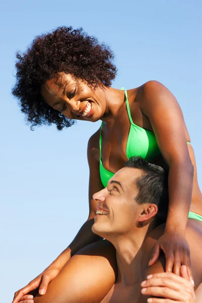 Couple in love - Woman of color — Stock Photo, Image