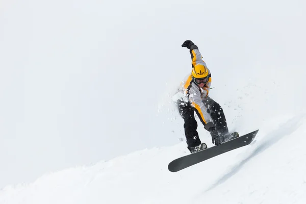 Snowboarder in the alps — Stock Photo, Image