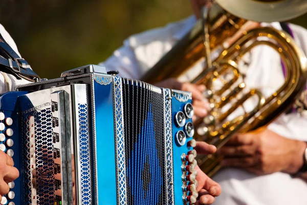Bavarian traditional band with — Stock Photo, Image