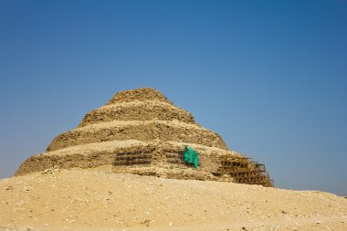 Stepped pyramid at Saqqara clipart