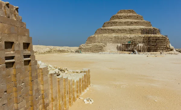 stock image Saqqara pyramid
