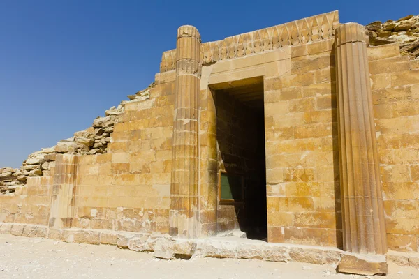 stock image Saqqara house entrance