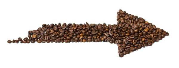 Flecha de café —  Fotos de Stock
