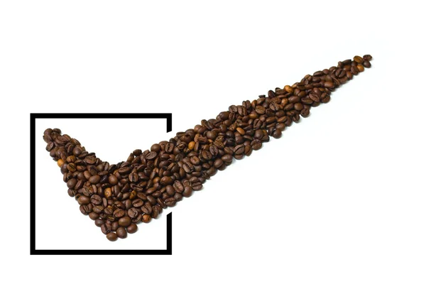 stock image Coffee check mark