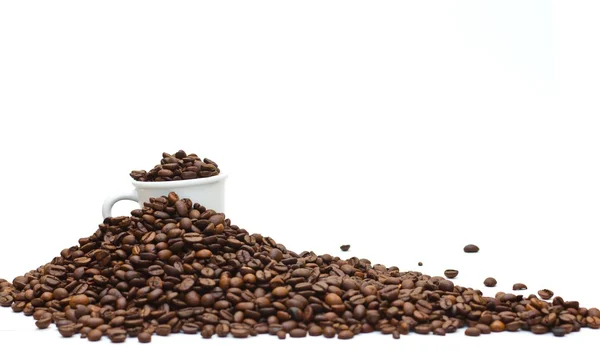 Espresso csésze kávé hegyen eltemetve Jogdíjmentes Stock Képek