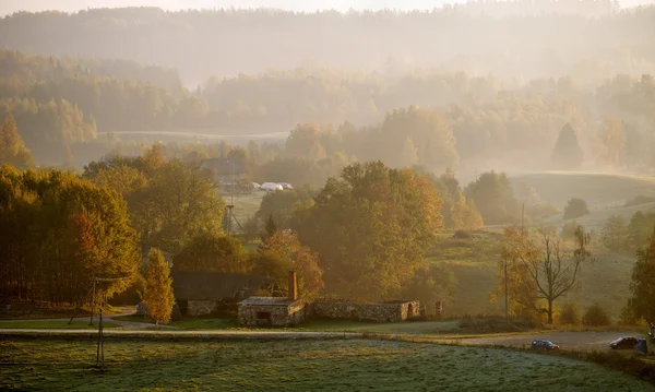 Villaggio d'autunno — Foto Stock