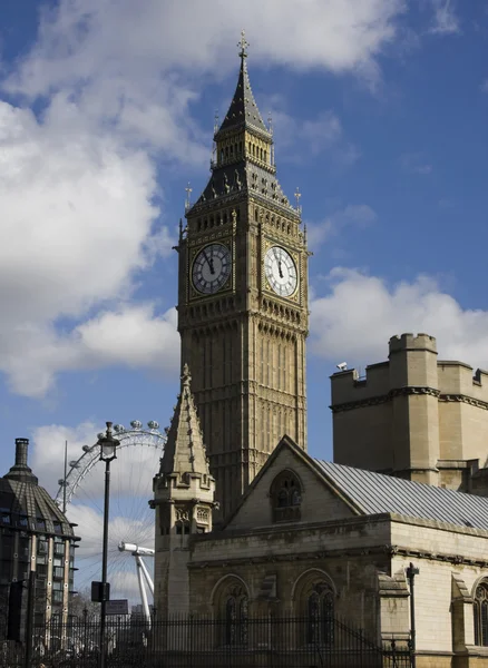 Big Ben London Eye — Stock Photo, Image