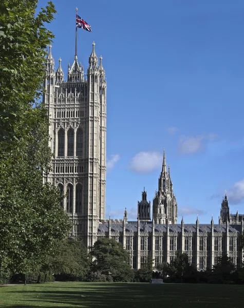 Westminster Palace Och Victoria Tower London — Stockfoto