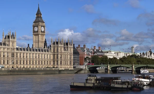 Big Ben e Westminster Bridge — Fotografia de Stock