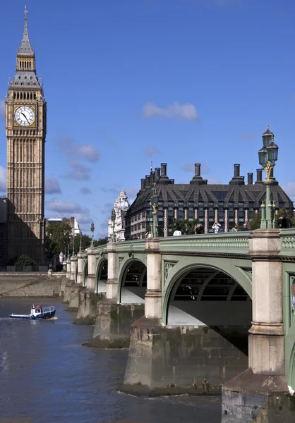 Big Ben and Westminster Bridge — Stock Photo, Image