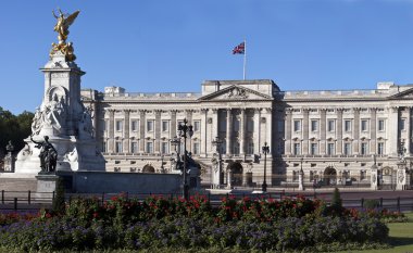 Buckingham Palace in London clipart