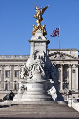 Queen Victoria memorial near Buckingham Palace clipart