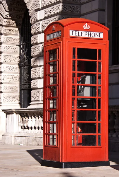 Rode Telefoons Buurt Van Big Ben — Stockfoto