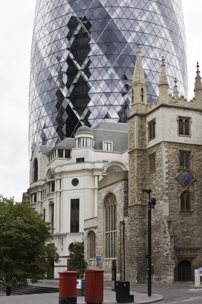 Swiss Re Building the Gherkin — Stock Photo, Image