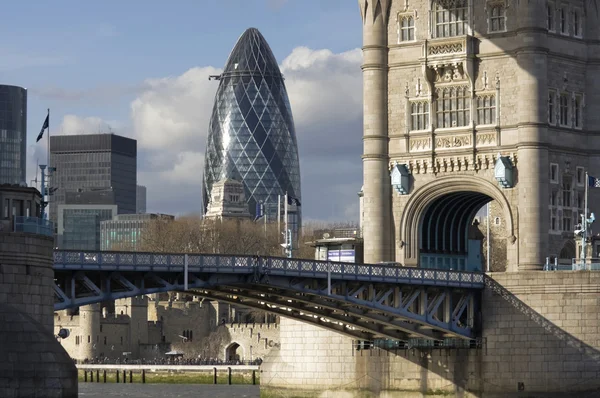 Tower bridge, London, Verenigd Koninkrijk — Stockfoto