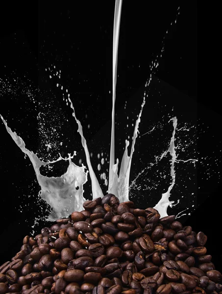 Káva a mléko — Stock fotografie