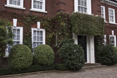 English style house in London clipart