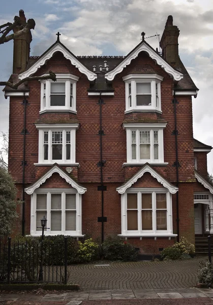 Dom w stylu angielskiego w Londynie — Zdjęcie stockowe