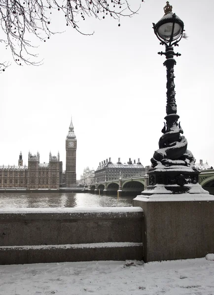 Westminster Palace prima di Natale a Londra — Foto Stock