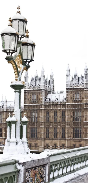 Westminster palace voor Kerstmis in Londen — Stockfoto