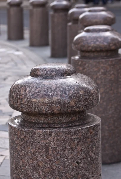 Balaustra in pietra vicino alla Cattedrale di St. Paul — Foto Stock