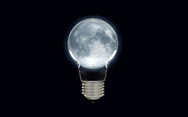 Energi Och Måne — Stockfoto