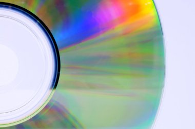 renkli cd disk üzerinde arka plan izole kapatmak