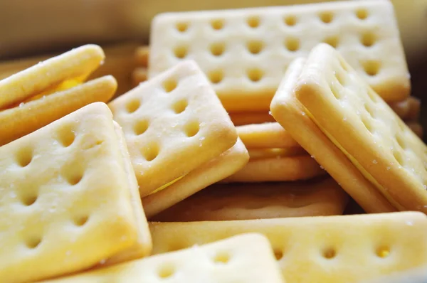チーズ クラッカー — ストック写真