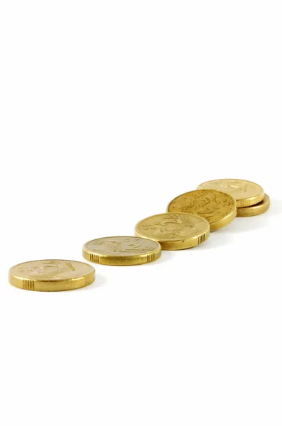 Monete australiane da due dollari — Foto Stock