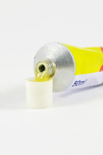 Glue Tube Close Surface — Stock Photo, Image