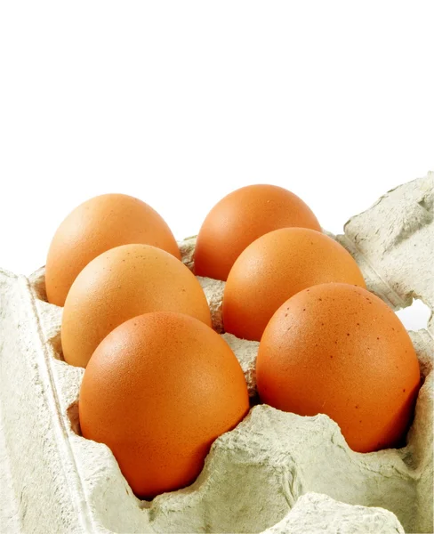 Свежие яйца — стоковое фото