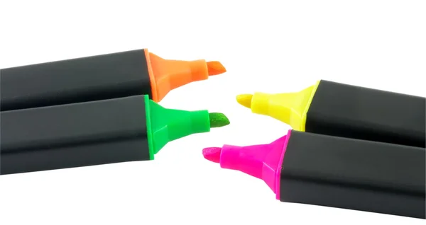 Renkli işaretleyicileri — Stok fotoğraf