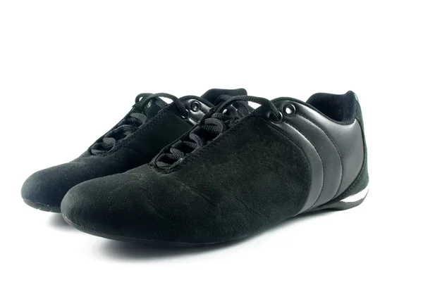 Černé sportovní boty — Stock fotografie