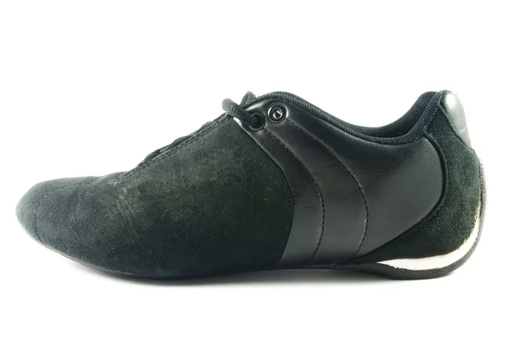 Svart sport shoe — Stockfoto