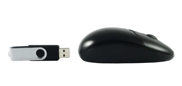 Ratón con memoria USB — Foto de Stock