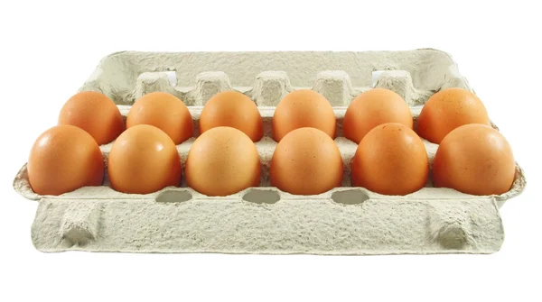Пакет яиц — стоковое фото